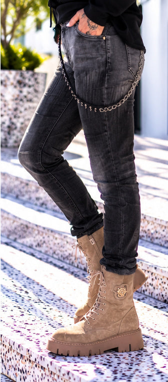 Jeans Rebel- used-black