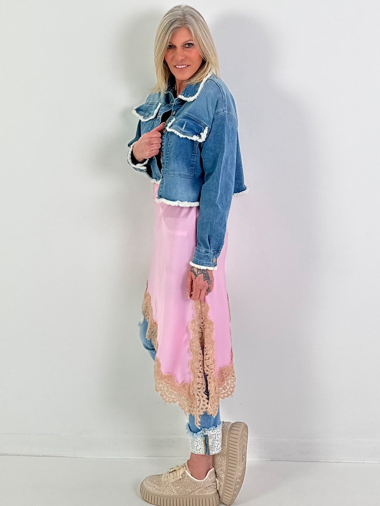 Denim jacket, model "Urban Wildcut" - denim