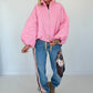Jacke mit Puffärmelchen - rosa