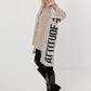 Hemdjacke in Jeansoptik - taupe