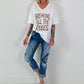 Oversized Shirt Breaking Rules - white
