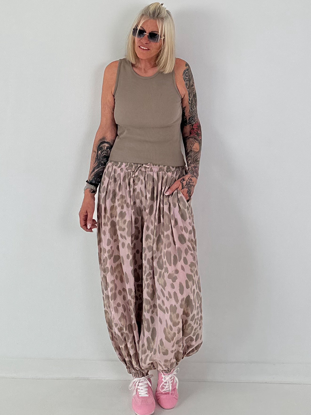 Ripp Tank Top  - taupe