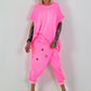 Oversized T-Shirt - neonpink