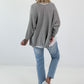 Leichte Strickjacke - grau