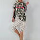 Oversized Camouflage T-Shirt - beige-mehrfarbig