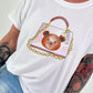 T-Shirt Bag & Bear - white