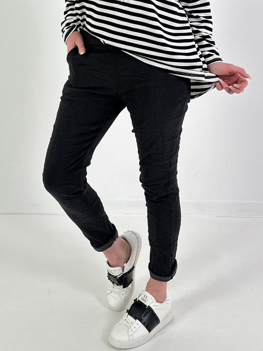 Broekmodel "Twinkle Touch" - zwart