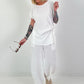 Lightweight Balloon Trousers - white