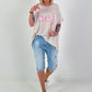 T-shirt Hej - beige