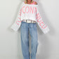 Cropped Sweater - white