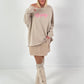 Sweatshirt model "Merry Mood" - beige