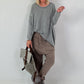 Oversized Shirt stone washed - grau ( lieferbar ab ca. 16.07.26)