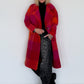 Mantel im Color-Block-Muster - mehrfarbig