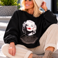 Oversized Sweater Iconic Woman - schwarz