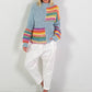 Pullover Modell "Rainbow Dream Knit" - hellblau