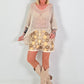Oversized crochet sweater - beige
