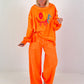 Sweater Love Yourself - neon orange