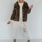 Oversized Kordjacke - schoko