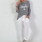 Shirt mit Streifen Smile - schwarz-weiss