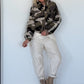 Bomberjacke im Camouflage-Look - oliv-beige-mehrfarbig