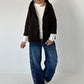 Lightweight hooded jacket - mocha