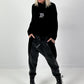 Baggy broek model "Love Duo" - zwart