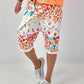 Short baggy shorts with overlap - beige