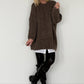 Rippstrickpullover - taupe