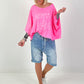 Oversized Shirt Normal is Boring - neon pink