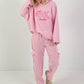 Hoodie Modell "Blush Motion" - rosa