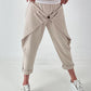 Sweatshirt Hose mit lässigen Details - beige