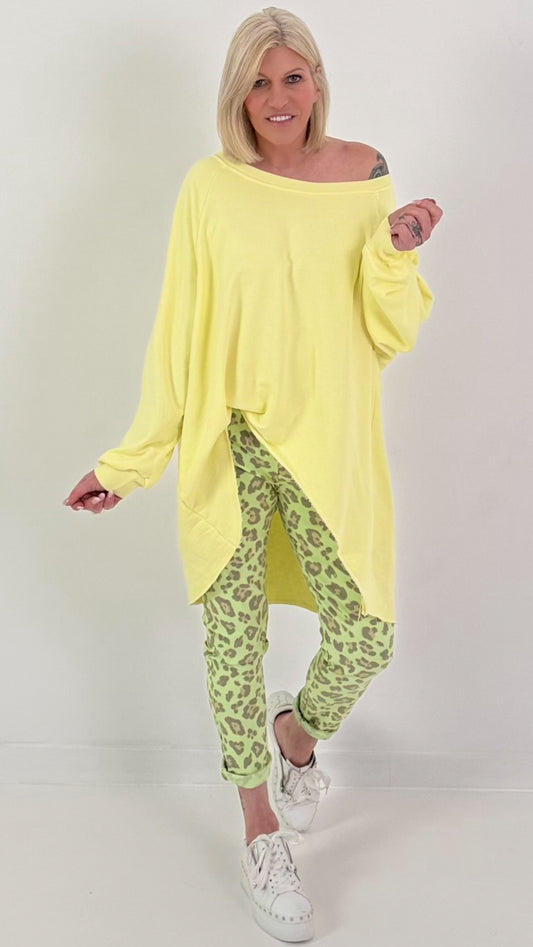 Oversized Sweater - gelb