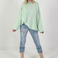 Pullover Modell "Feather Touch" - mint