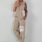 Weste BACK OFF - beige