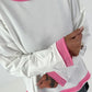Sweatshirt mit trendigen Sternelementen- weiss