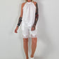 Neckholder Top - weiss