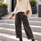 Sweater mit Turn-Up-Ärmeln - beige