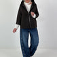 Lightweight hooded jacket - mocha