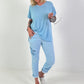 T-Shirt with Back Tie - Light Blue
