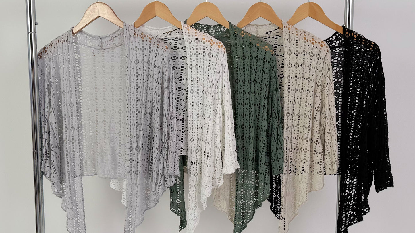 short mesh jacket - 5 colours