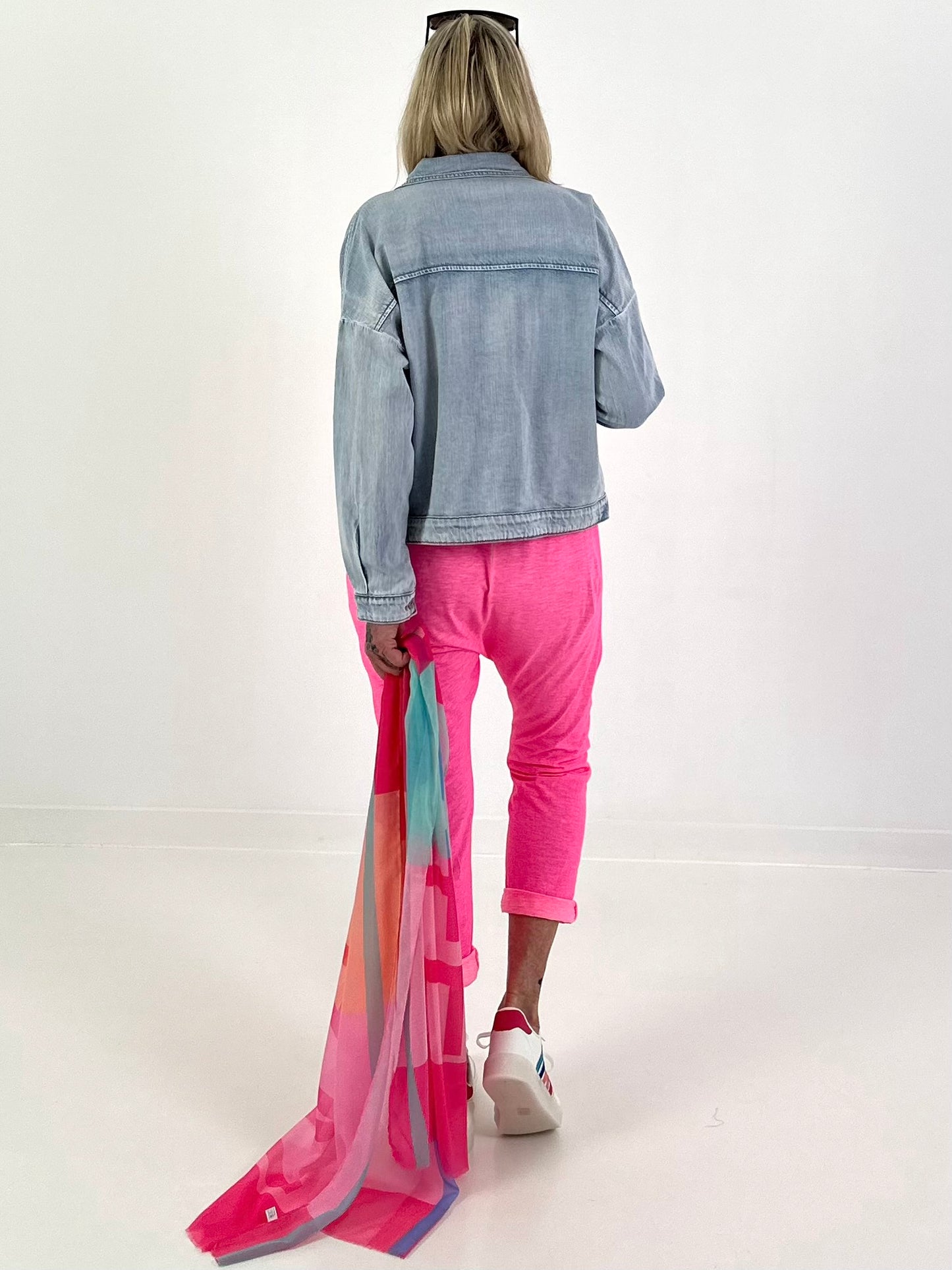 Jumpsuit Skirt - neon pink
