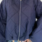 Jacke mit Puffärmelchen - marine