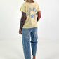 Feinstrick Shirt Dog Mom - gelb