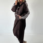 Bomberjacke mit Kapuze - mokka