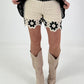 Crochet Shorts - cream-black