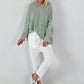 Oversized Shirt stone washed - khaki ( lieferbar ab ca. 16.07.26)