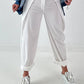 Hose mit besonderem Design - weiss