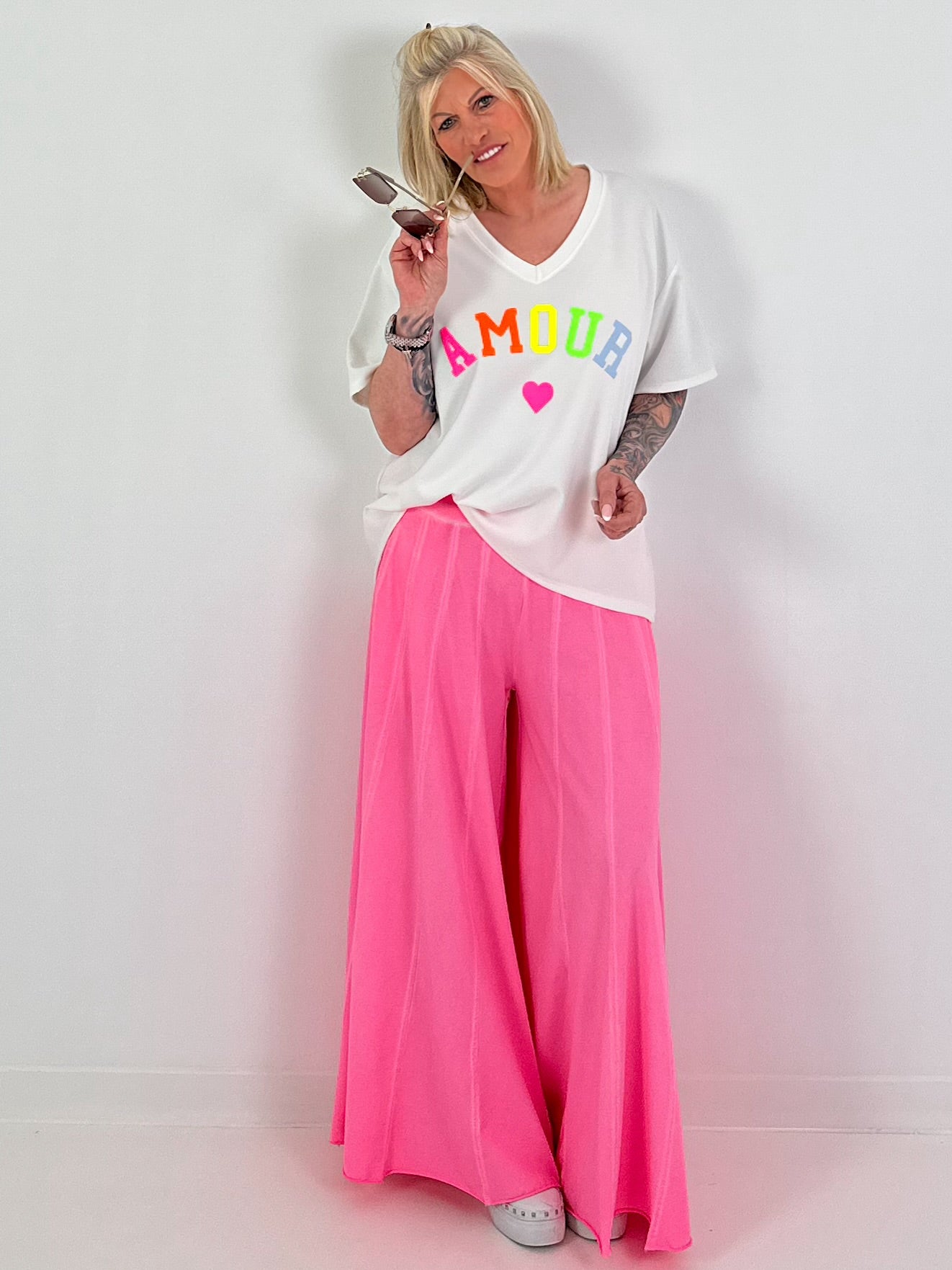 Sweatshirt Amour - white
