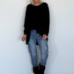 Oversized Shirt Style - schwarz