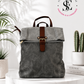 Backpack in vintage leather look - Gray